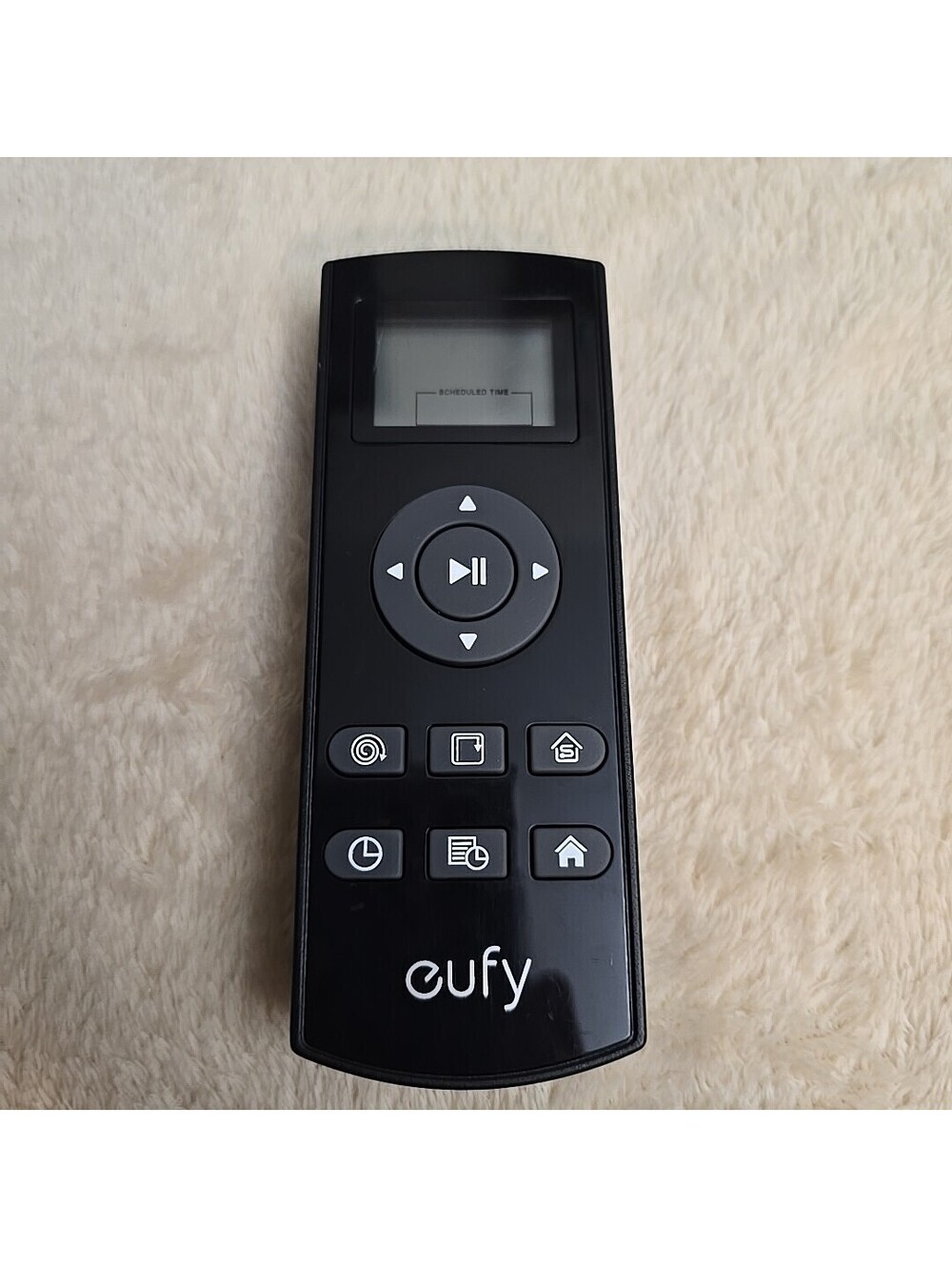 OEM Eufy TYX-568 Robovac Remote Control, Black - Digital LCD